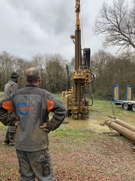 FORAGE D'EAU AGRICULTEUR LANDES