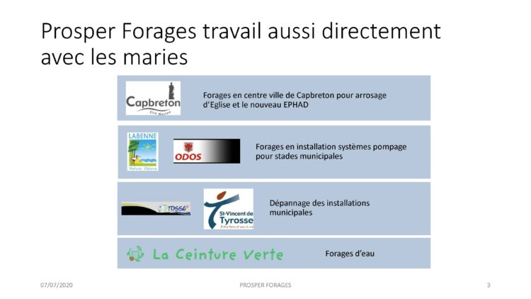 PROSPER FORAGES REFERENCES COMMUNES